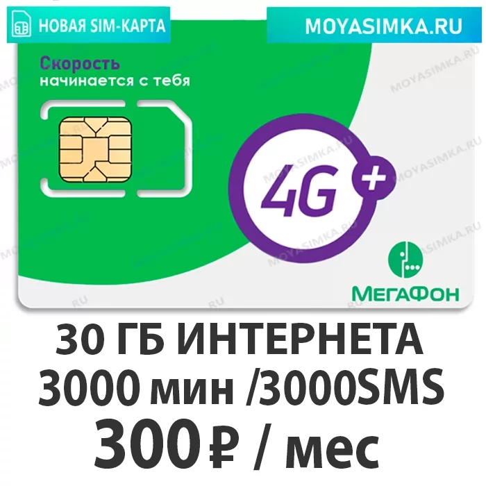 Тариф для интернета и звонков Мегафон SR 300