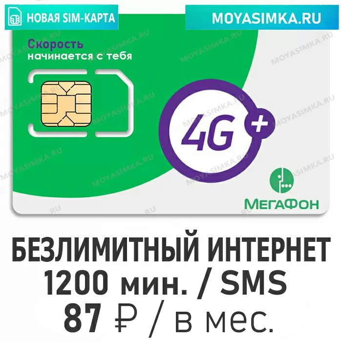 сим карта для звонков и интернета мегафон генеральный 62 рубля в месяц 2500 минут