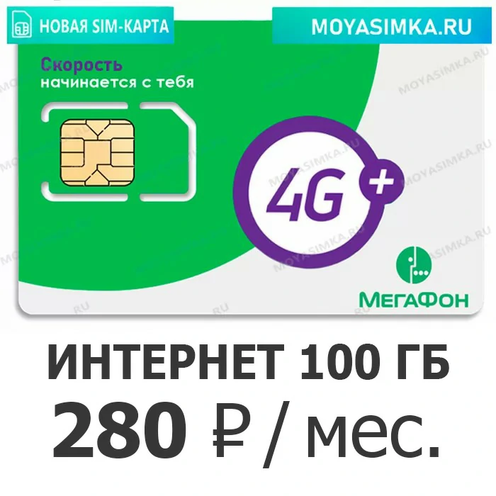 SIM-карта Мегафон Астро 280 (100ГБ)