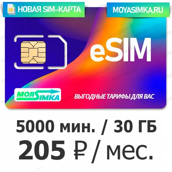 SIM-карта для интернета и звонков Ростелеком 205